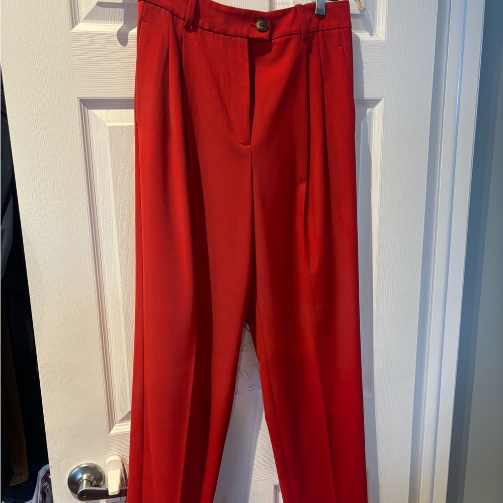 Reiss Bold Red Trousers